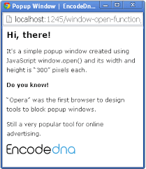 open a new browser window using