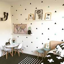 Baby Boy Room Little Triangles Wall