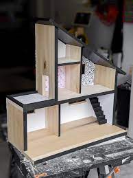Diy Modern Wooden Dollhouse Plans 40