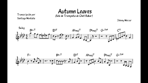 chet baker autumn leaves trumpet
