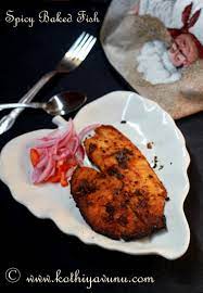 y baked fish kerala style baked