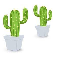 Cactus Icon In A Pot Gardening Plant