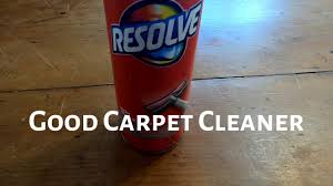 resolve carpet cleaner you