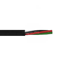 It shows the black hot/live wires, the green ground wires, and the white or gray neutral wires for reference. 14 Awg 3c Vntc Black White Green Exposed Run Tray Cable