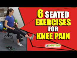 6 seated exercises for knee pain you