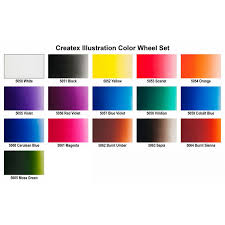 createx ilration color wheel set 18