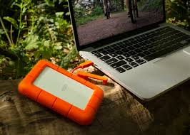 lacie rugged 2tb external hard drive portable hdd usb c usb 3 0 drop shock resistant for mac and pc orange stfr2000800
