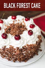 Simple Black Forest Recipe gambar png