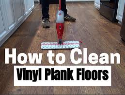 how to clean vinyl plank floors clean