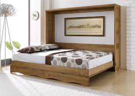 sueno wall bed queen horizontal oak