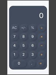 neumorphic calculator made with vue js