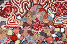 wall mural australian aboriginal art
