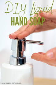 homemade moisturizing liquid hand soap