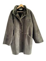 Faux Fur Coat Y2k Jacket Trench Coat