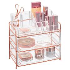 cosmetic storage organizer station