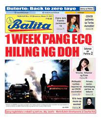 The tabloid format is popular across the press industry. Balita Newspaper Get Your Digital Subscription