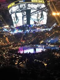 Madison Square Garden Section 110 Row 18 Seat 18 Ufc