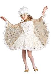 Chasing Fireflies Snow Owl Costume For Girls