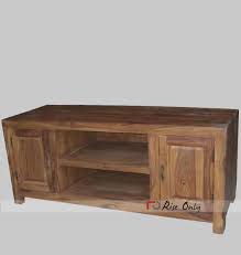 natural wooden finish tv stand