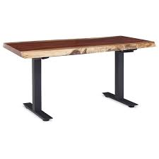 In this listing, we present a one of a kind and unique desk. Fairfield Chair Live Edge Height Adjustable Standing Desk Perigold