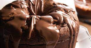 Chocolate Cream Cheese Pound Cake gambar png