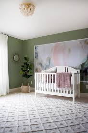 Green Pink And Fl Girl S Nursery