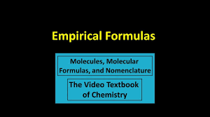 3 5 empirical formulas from ysis