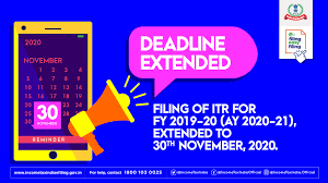 Itr due date extension different parts of itr due date? Income Tax India On Twitter Understanding Keeping In Mind The Times That We Are In We Have Further Extended Deadlines Now Filing Of Itr For Fy 2019 20 Is Extended To 30th