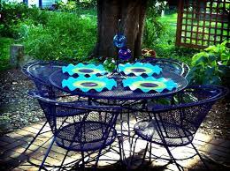 Colorful Patio Furniture Makeover