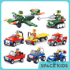 Đồ chơi Lego city và minifigures giá rẻ xếp hình, lắp ghép ô tô cảnh sát,  cứu hỏa từ 41 đến 53 chi tiết