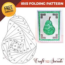 Einfache zahlen oder zahlen zum lernen. 50 Free Iris Folding Patterns Craft With Sarah