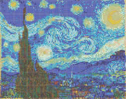 Van Gogh Framed Mosaic Wall Art