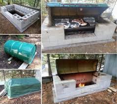 how to make metal drum bbq pit