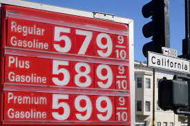 gas s are rising in the bay area