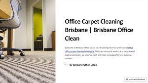 office carpet cleaning brisbane
