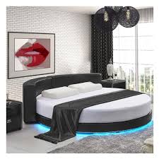 Bedroom furniture luxury king size modern. Modern Bedroom Furniture Led Beds King Size Fabric Luxury Double Round Bed Bedroom Sets Aliexpress