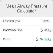 mean airway pressure calculator