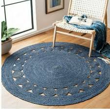 jute natural bohemian floor mat carpet