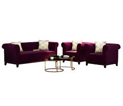 Buy Arbor Fabric Sofa Set Velvet