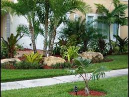Plants on side and brick. Best Ideas For Tropical Landscaping Youtube