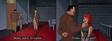 Barbara Gordon's first appearance in the DCAU. It takes on new context  knowing where their relationship goes. : r/DCAU