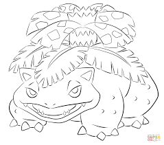 Mega Venusaur Coloring Pages - Coloring Home