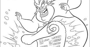 Disney villain find similar images here. Ursula Little Mermaid Coloring Pages
