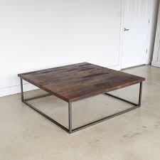 Reclaimed Wood Square Coffee Table Hot