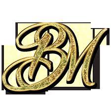 Bm Love Letter Logo Design Lettering