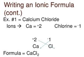 Correct Formula Calcium Chloride