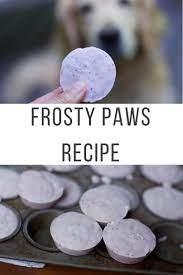 how to make homemade frosty paws recipe