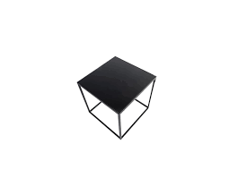 Black Iron Square Coffee Table 18 X