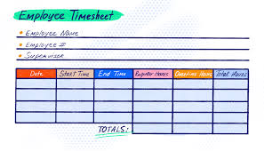 timesheet templates to track work hours