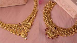 top beautiful gold necklace designs in